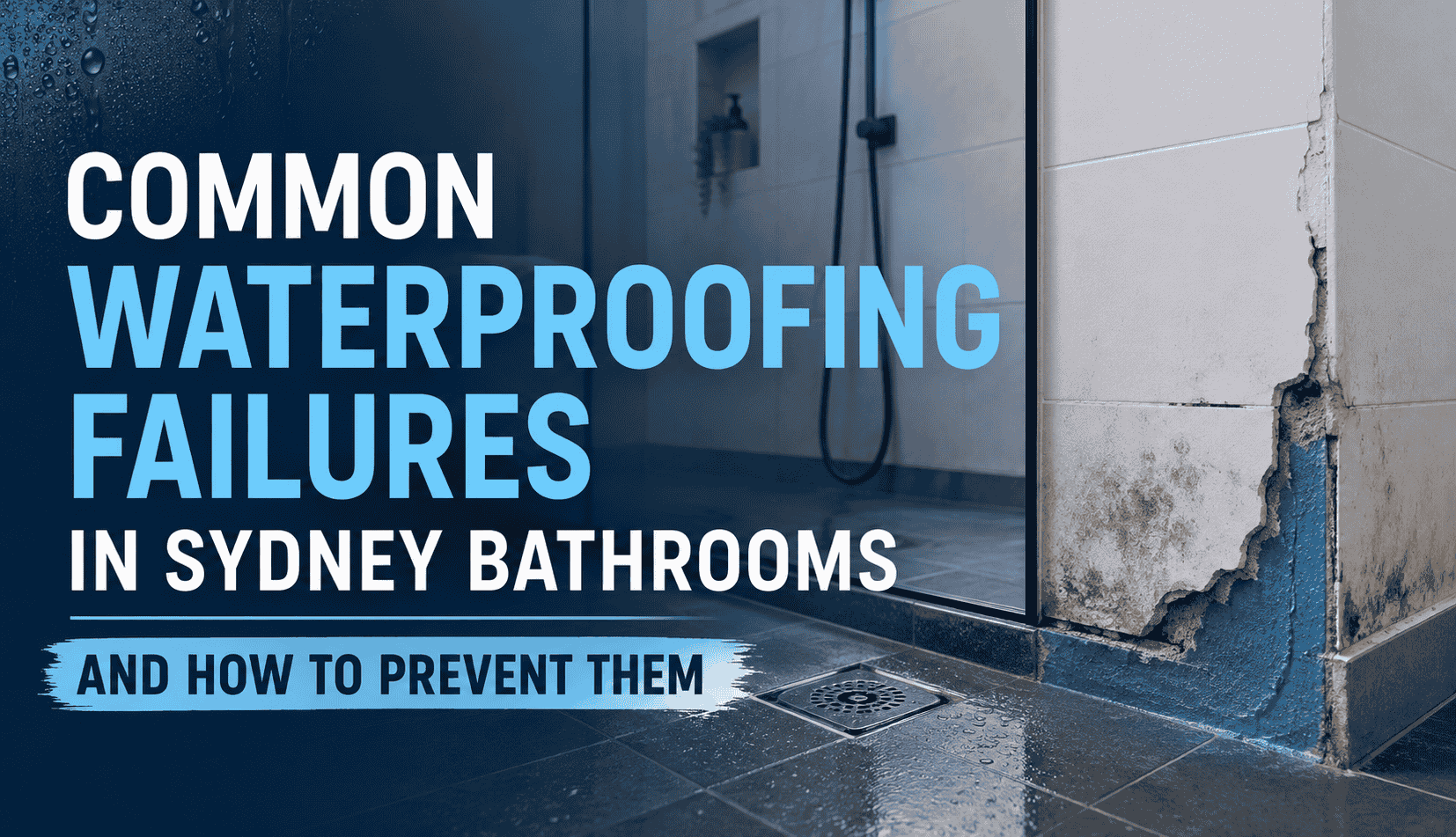 Common Waterproofing Failures in Sydney Bathrooms and How to Prevent Them
