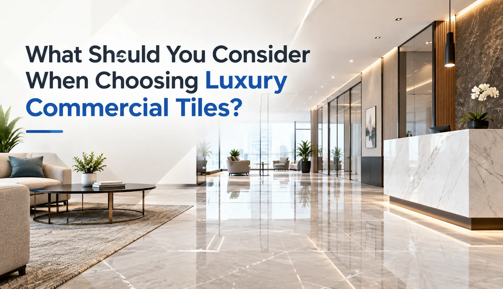 What Should You Consider When Choosing Luxury Commercial Tiles?